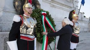 Mattarella altare della patria
